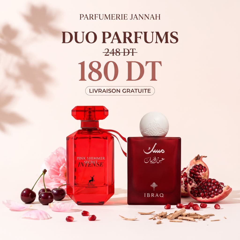 Maison Alhambra × IBRAQ PACK PROMO – Pink Shimmer Secret Intense + Musk IBRAQ